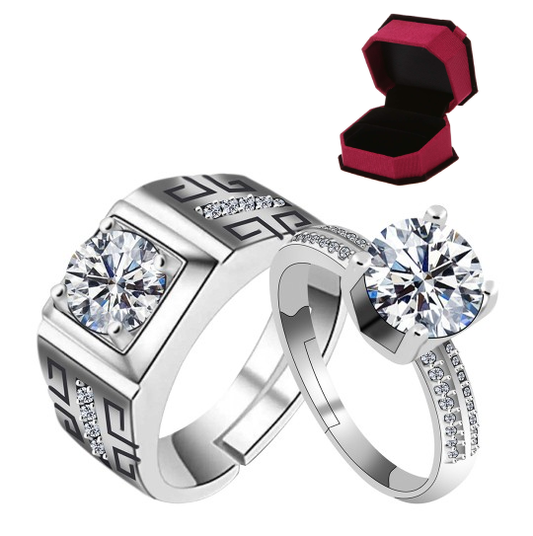 Luxury Adjustable Couple Ring